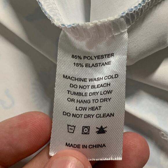 Smith and Quinn XL New England Polo Shirt Lighthouse Lobster Mermaid Whale - Picture 8 of 8